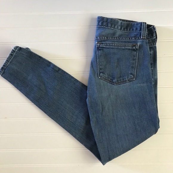 J. Crew Toothpick Ankle Denim Jeans Size 32